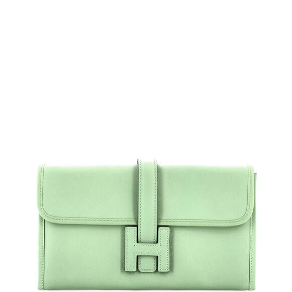 Hermes Jige Duo Clutch Swift #185711H24B - Picture 1 of 9